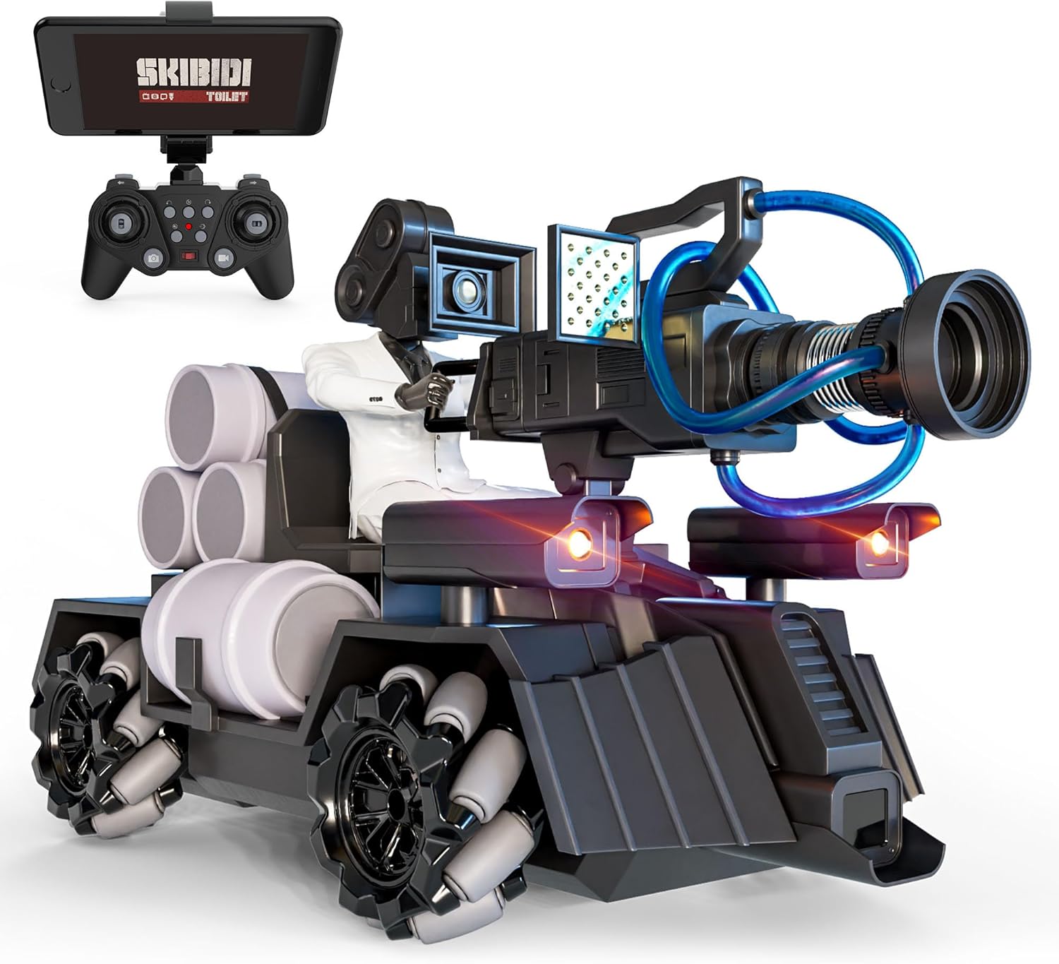 Force1 Officially Licensed Skibidi Toilet Toy With Camera Force1 Officially Licensed Skibidi Toilet Toy With Camera