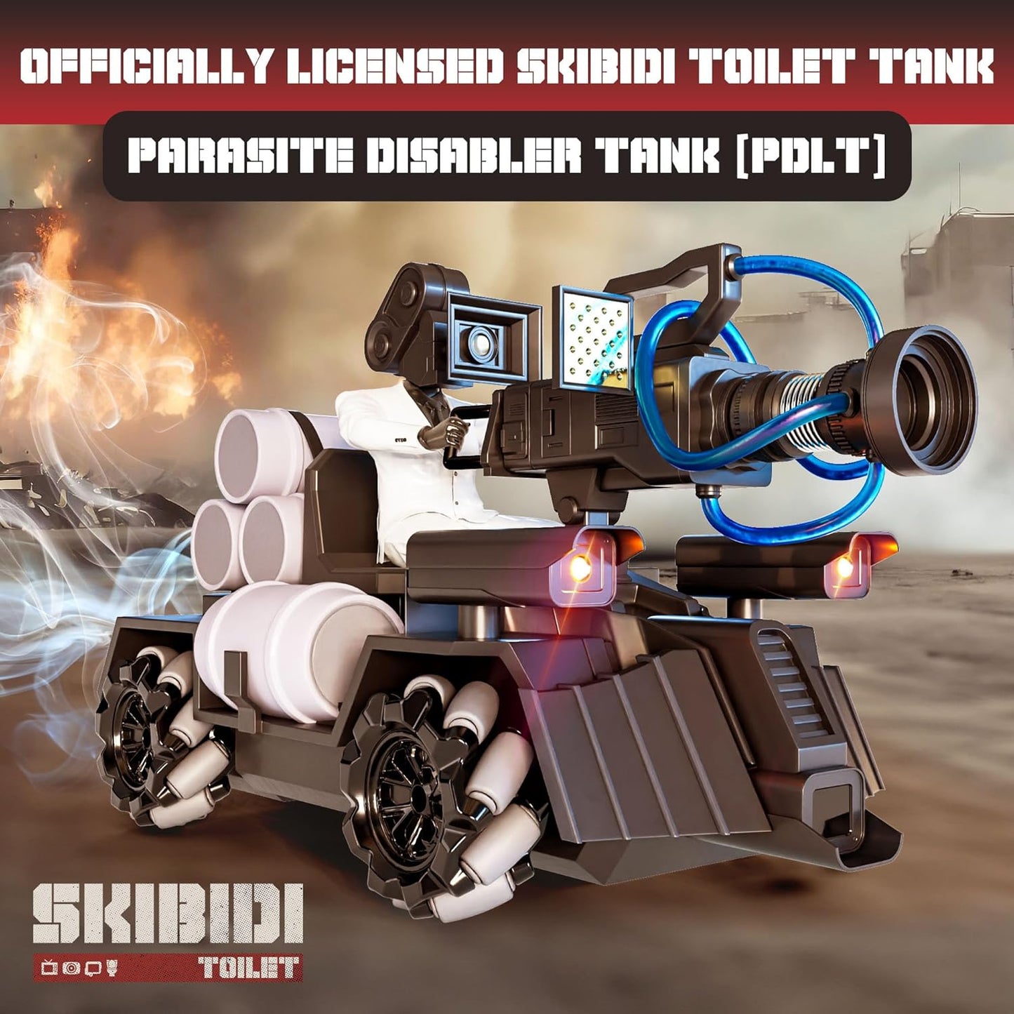 Force1 Officially Licensed Skibidi Toilet Toy With Camera