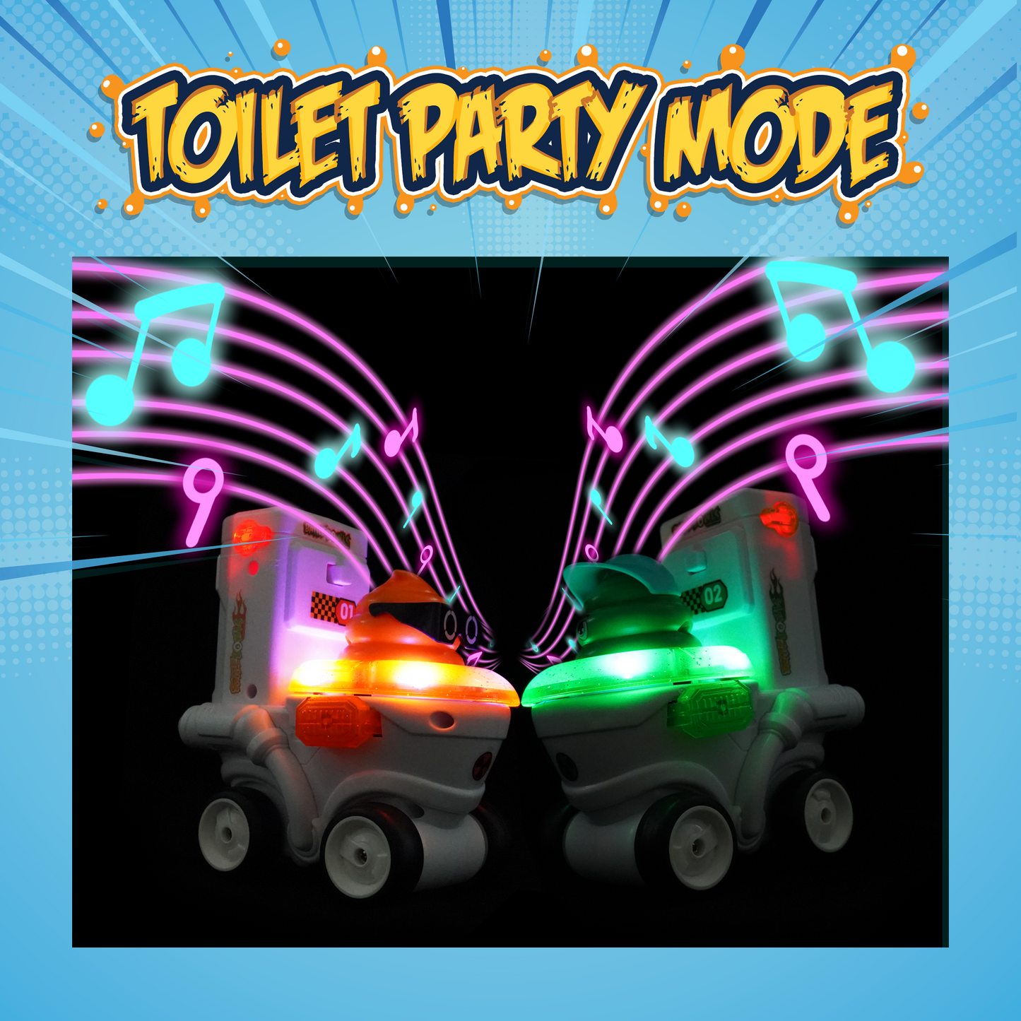 Force1 2pk Toilet Racer RC Toy