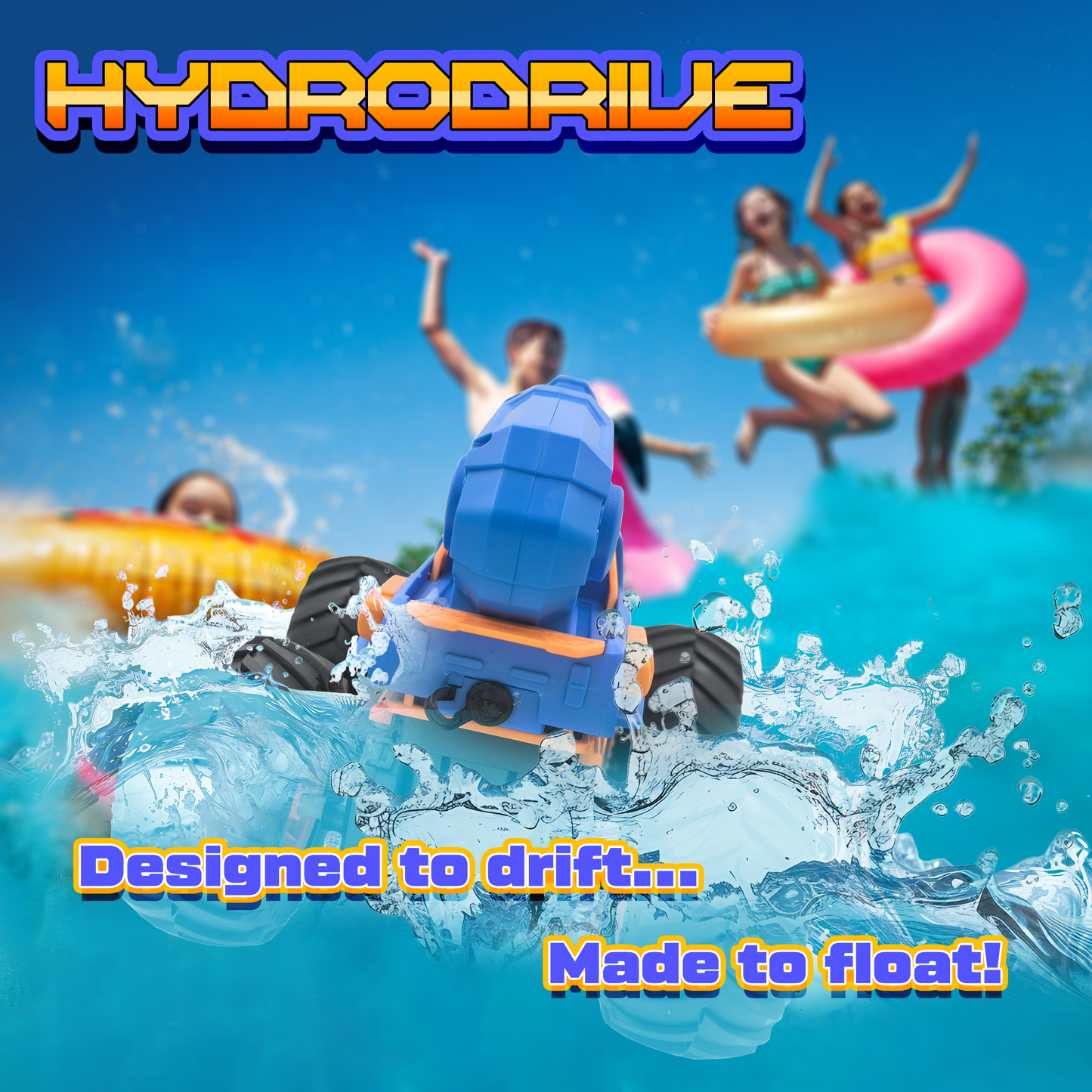 Force1 Hydro Havoc Amphibious RC Monster Truck