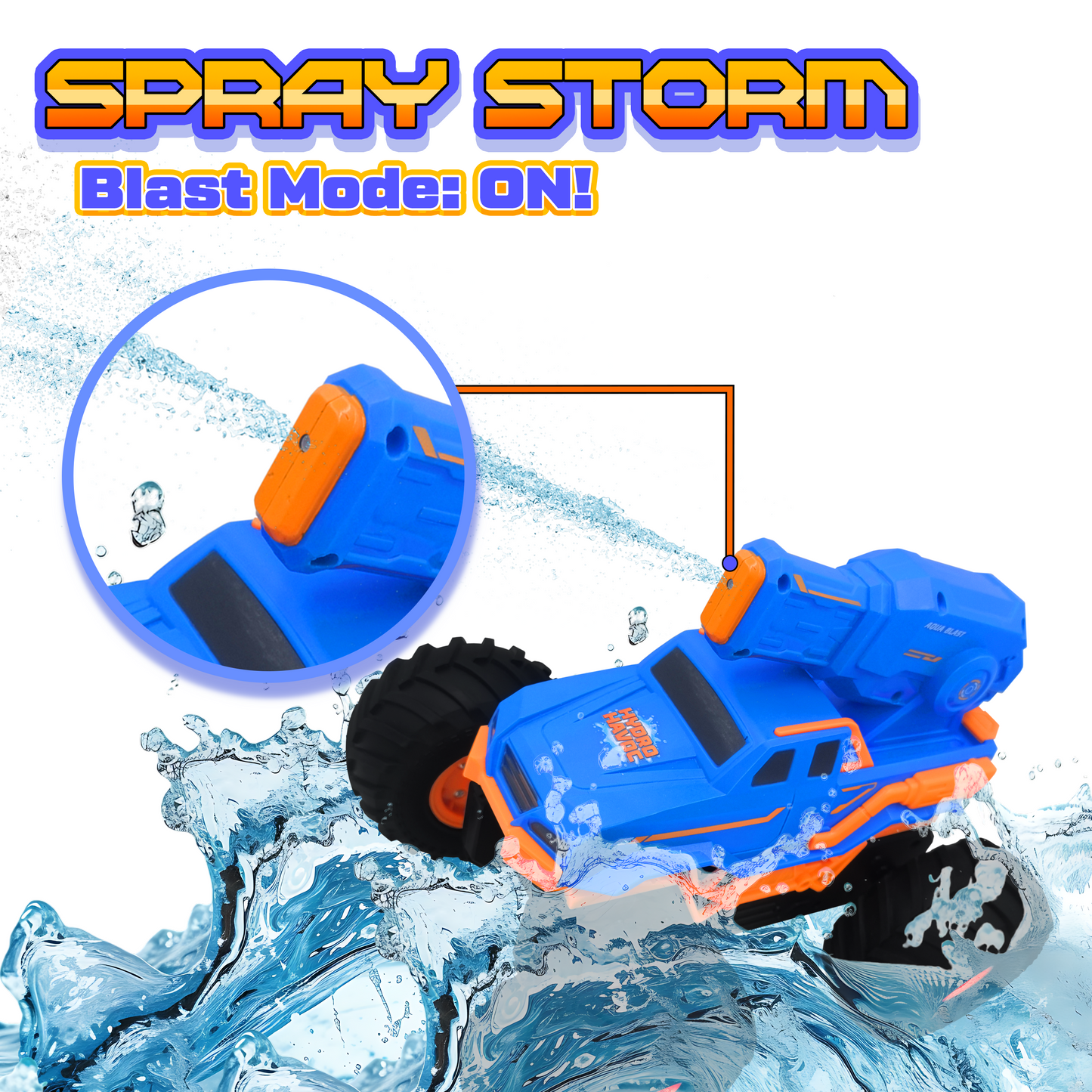 Force1 Hydro Havoc Amphibious RC Monster Truck