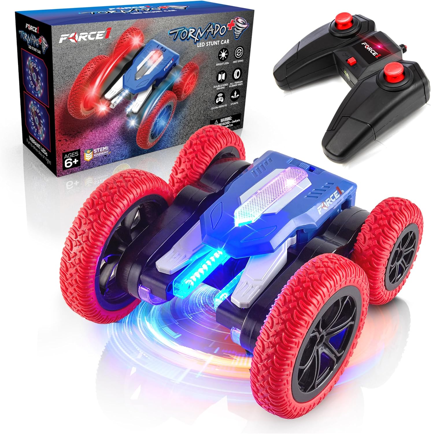 Tornado+ LED Stunt Car – Force1RC