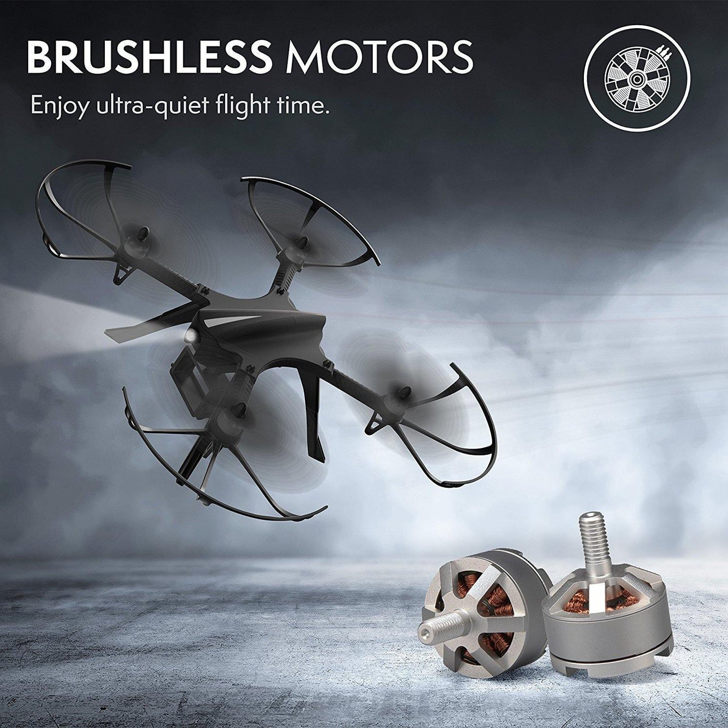 Drone Ghost F100 Drone with Brushless Motors (Camera Not Included) - Force1RC
