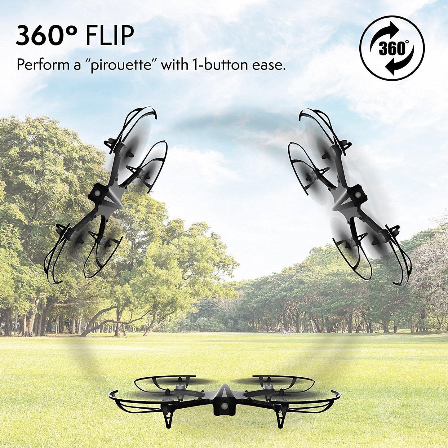Drone Ghost F100 Drone with Brushless Motors (Camera Not Included) - Force1RC