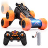 Force1 Atomic X 6-Wheeled RC Car for Kids with 2.4 GHZ Remote Control and Color-Changing LEDs, Black/Orange - Force1RC
