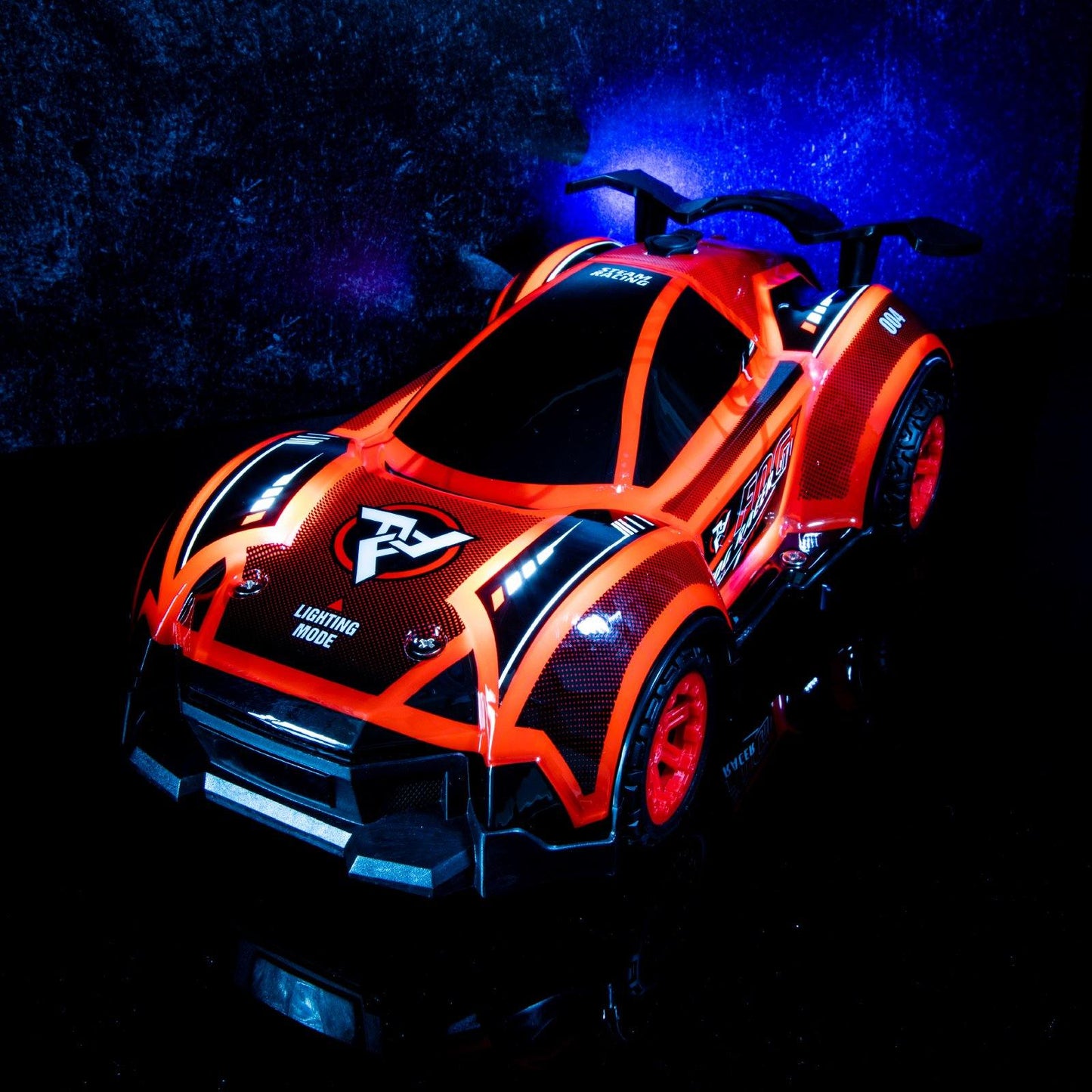 Fog Racer LED RC Car with Interchangeable Shells - Force1RC