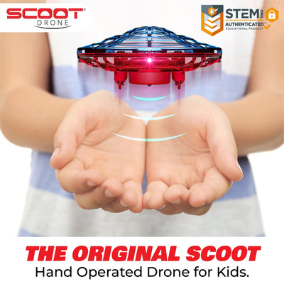 Force1 Scoot Drone Combo Hands Free Mini Drone - Indoor Hand Operated Drone Game for Beginners - Force1RC