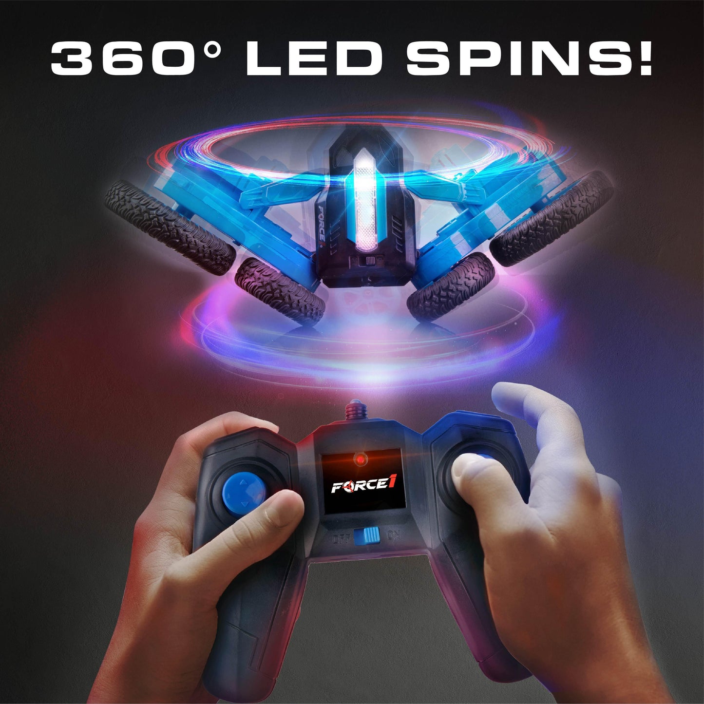 Tornado RC Stunt Car with LED Lights - Force1RC