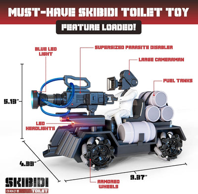 Force1 Officially Licensed Skibidi Toilet Toy Without Camera