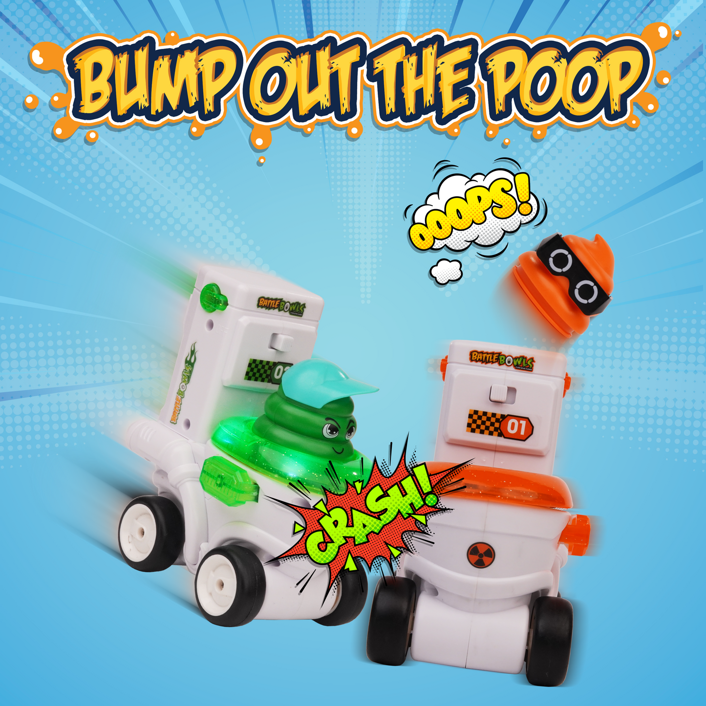 Force1 2pk Toilet Racer RC Toy