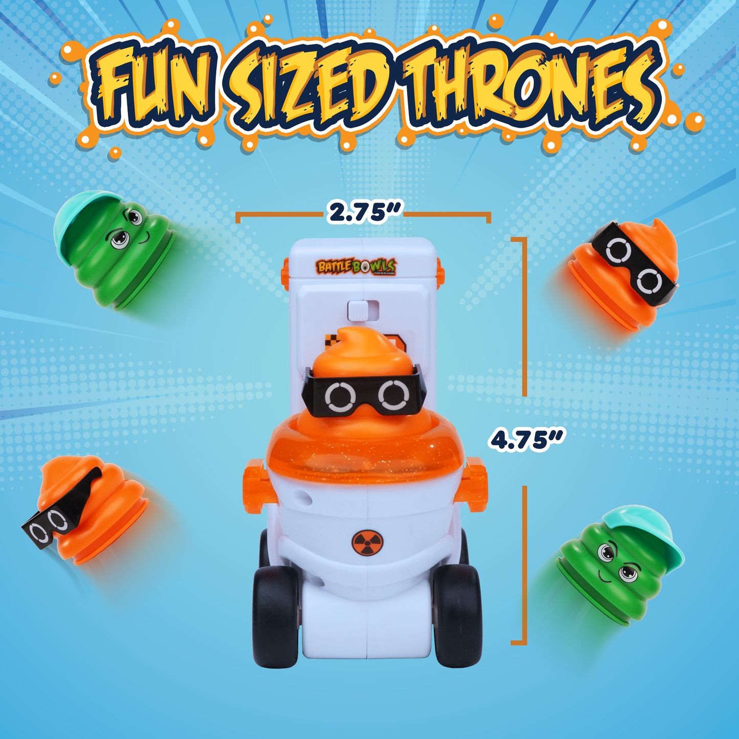 Force1 2pk Toilet Racer RC Toy