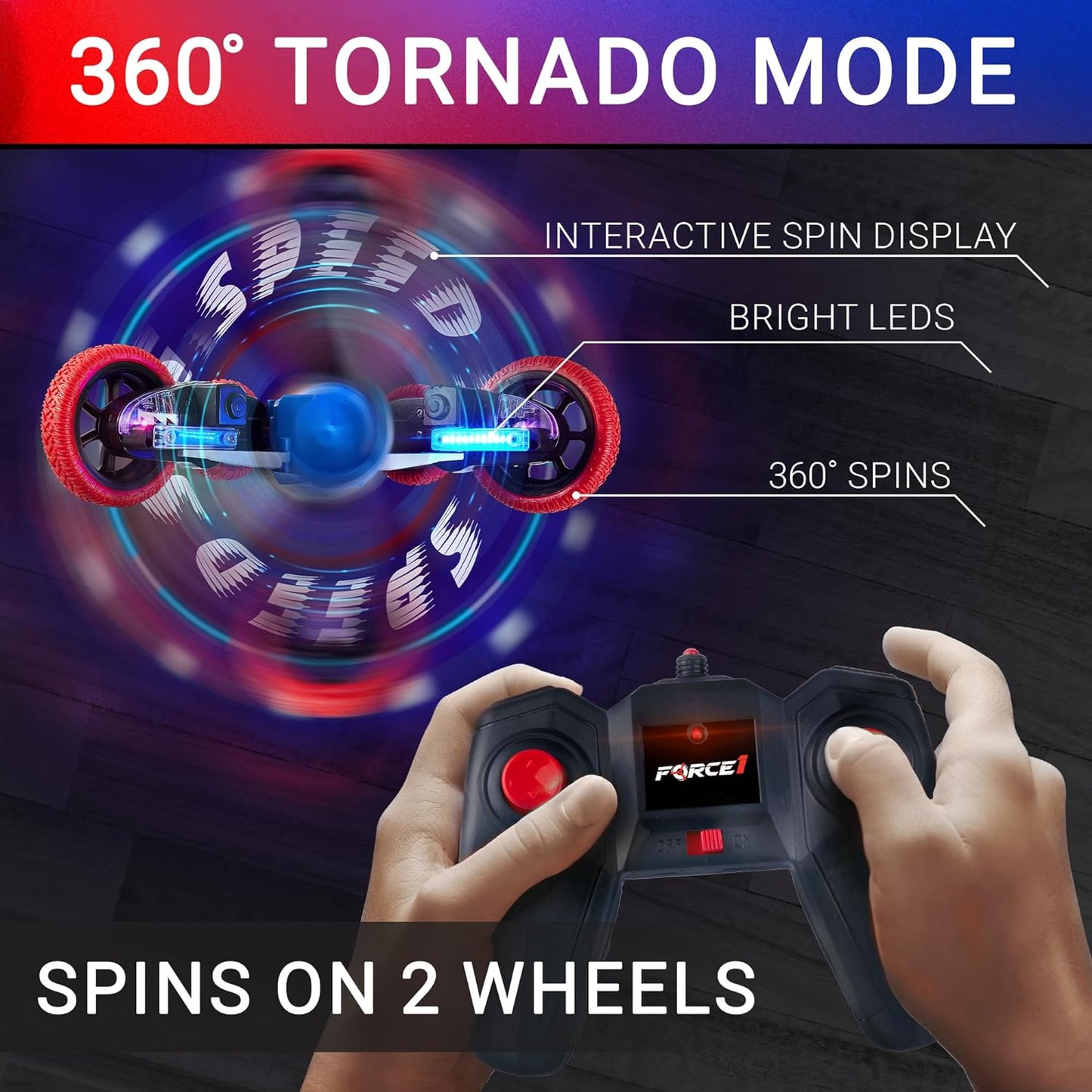 Tornado+ LED Stunt Car