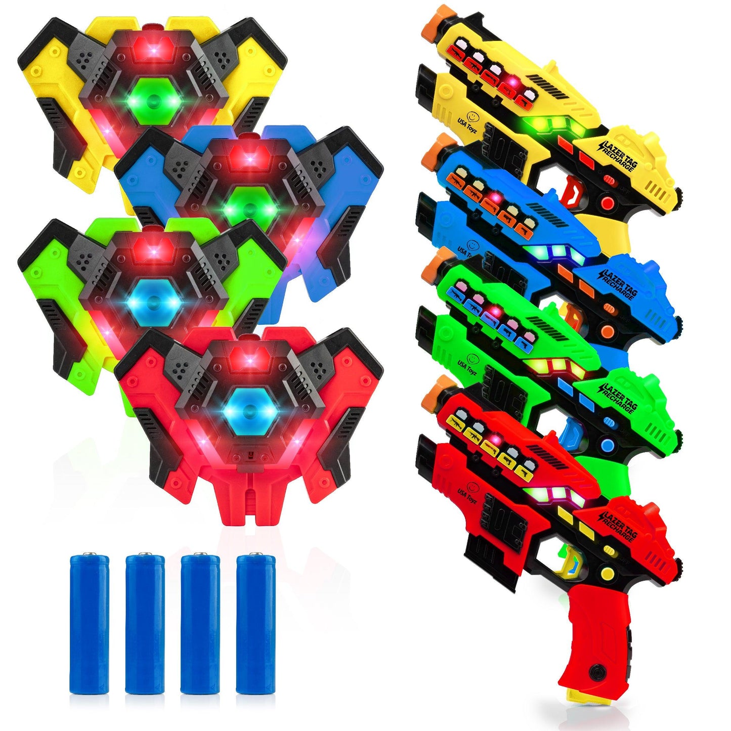 USA Toyz Rechargeable  Laser Tag Toy Guns for Boys and Girls - 4pk - Force1RC