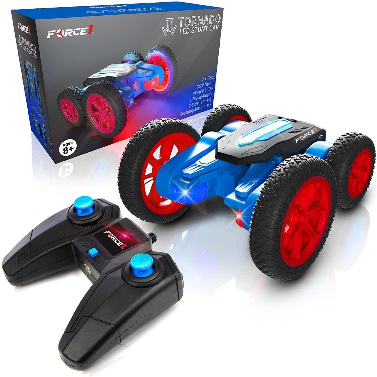 Tornado LED (Red Wheels) - Force1RC