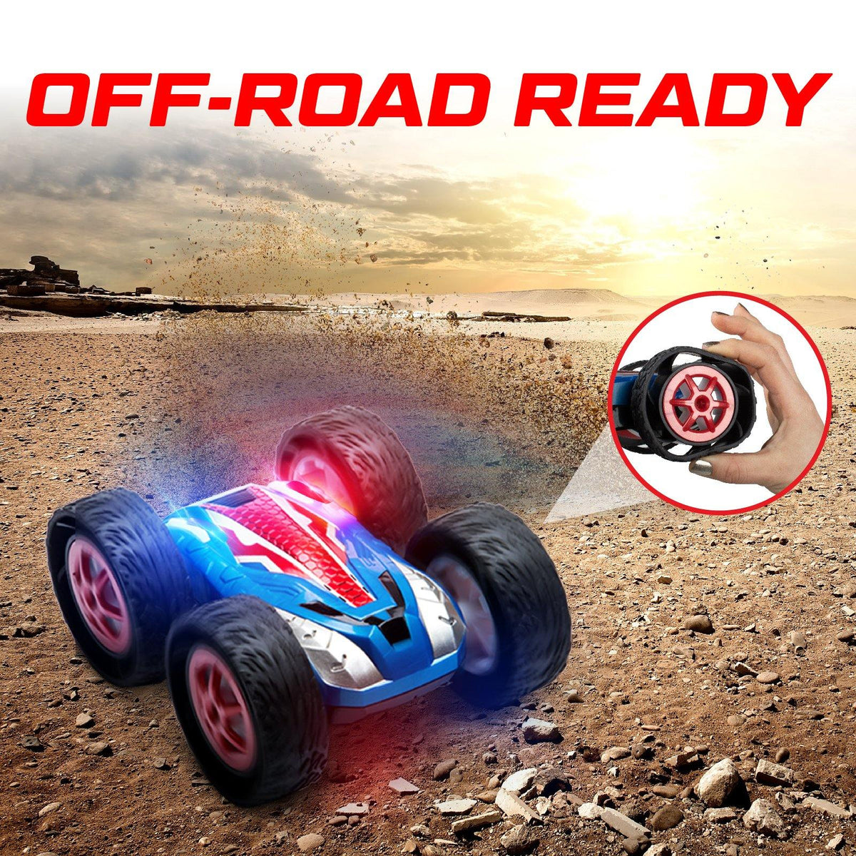 Cyclone Double Sided Flipping RC Car Force1RC