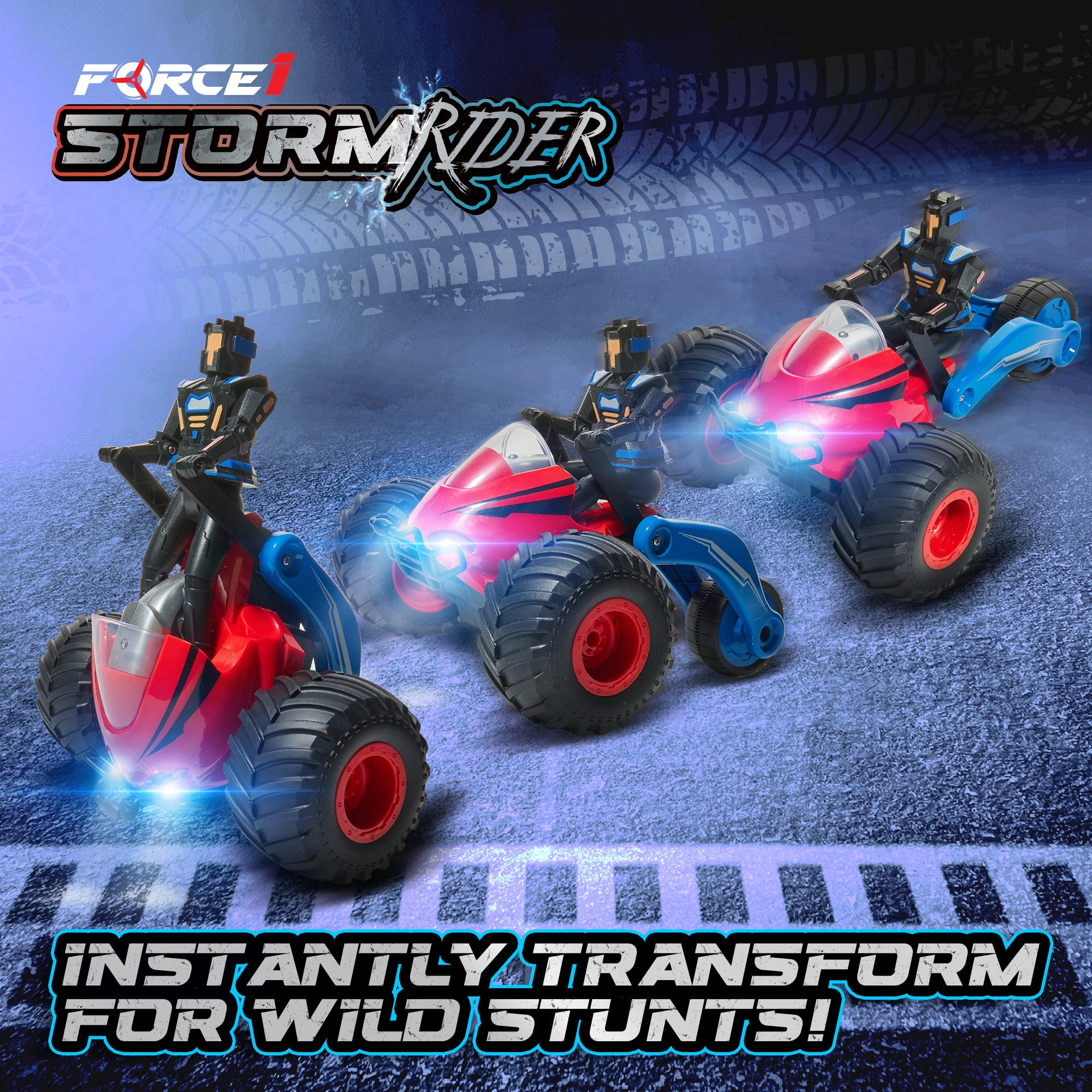 4X4 Storm Rider - Elite Speed - Rouge et Noir - 099182 - Voiture