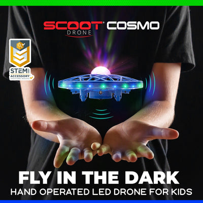 Force1 Scoot Cosmo Hand Operated Mini Drone with LED Projection - Force1RC