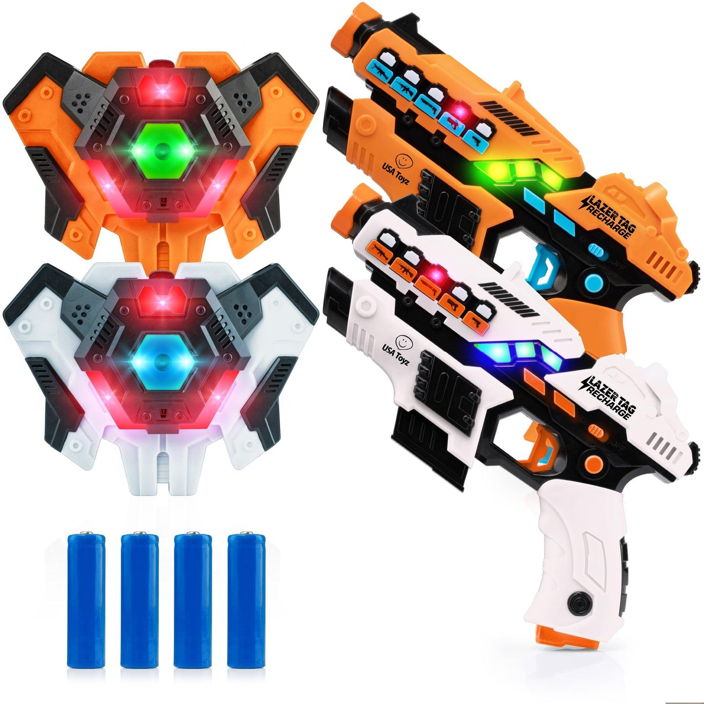 USA Toyz Rechargeable Laser Tag Toy Guns for Boys and Girls - 2pk - Force1RC