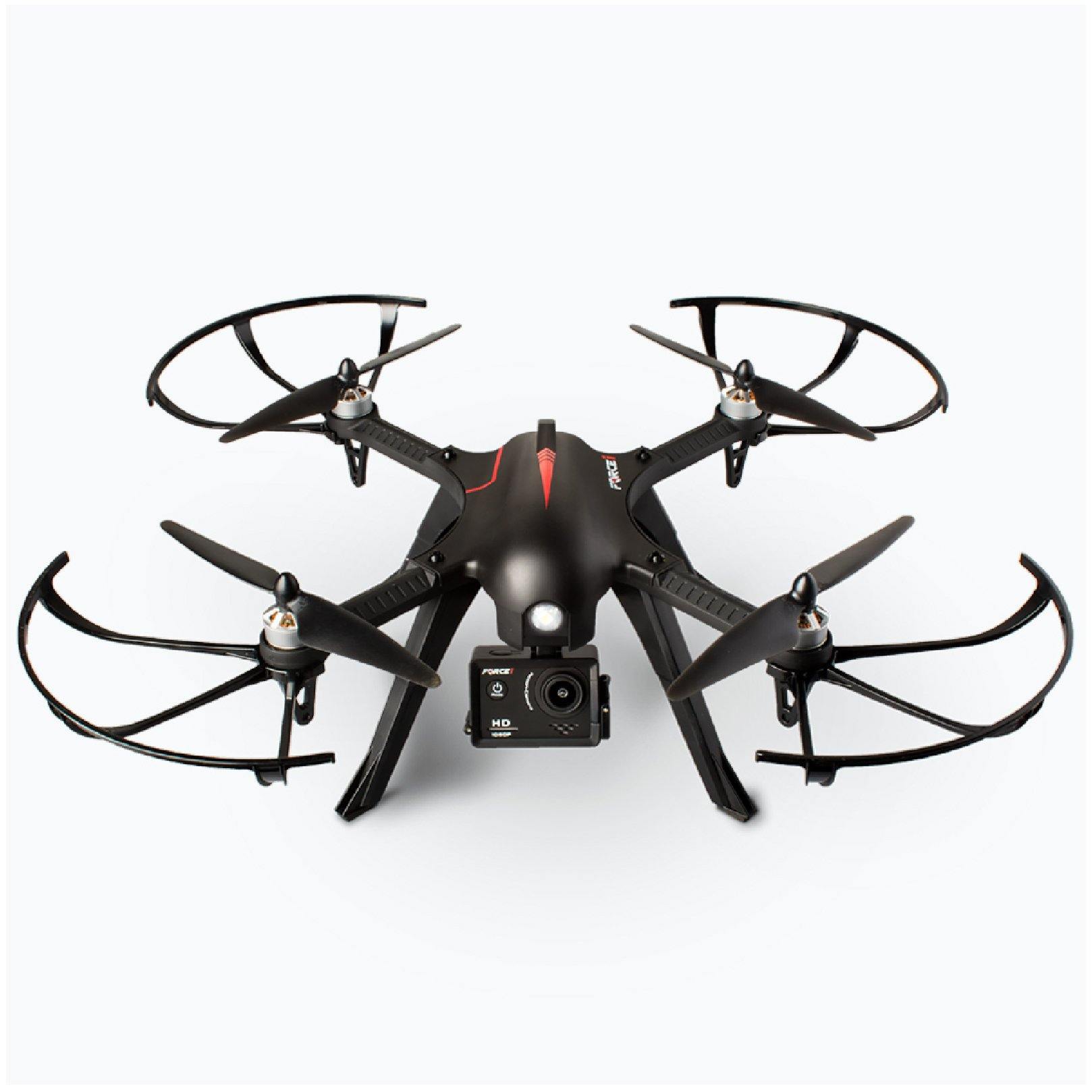 F100GP RC Brushless Motor 1080P HD Camera Drone with Extra Battery - Force1RC