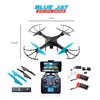 U45WF Blue Jay WiFi FPV Drone with Camera HD VR Drone with 2 Batteries - Force1RC