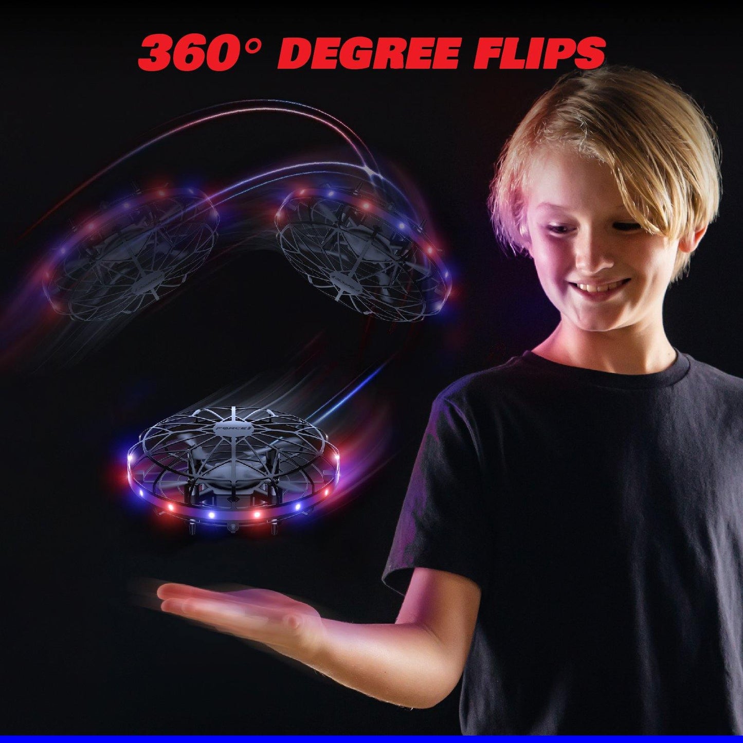 Scoot Hand Drone with LED Lights - Force1RC